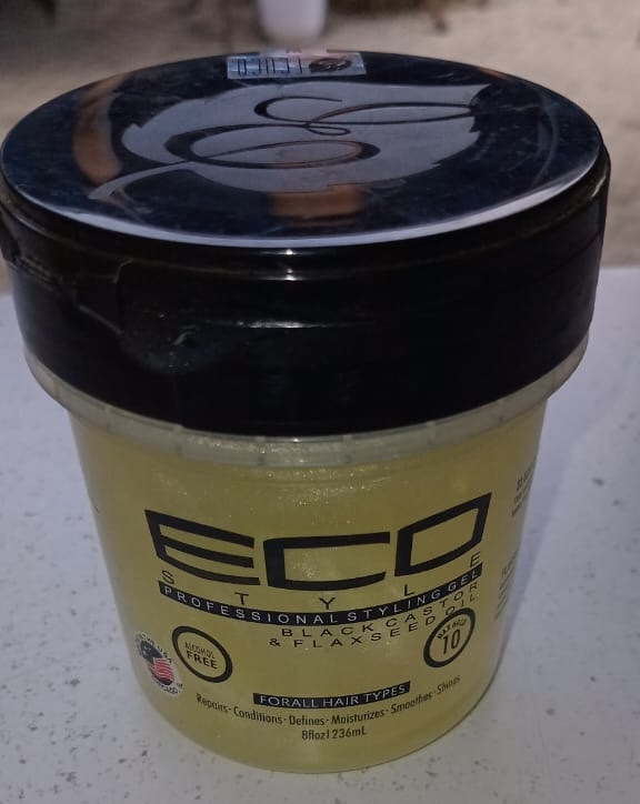 Eco Styling Gel Black Castor & Flaxseed Oil 236ml