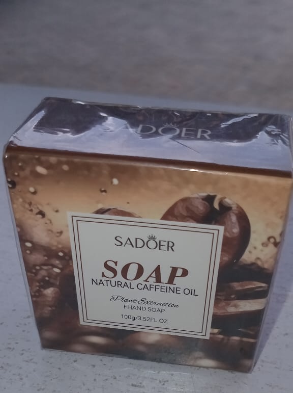 Sadoer Soap Natural Caffeine Oil 100gm