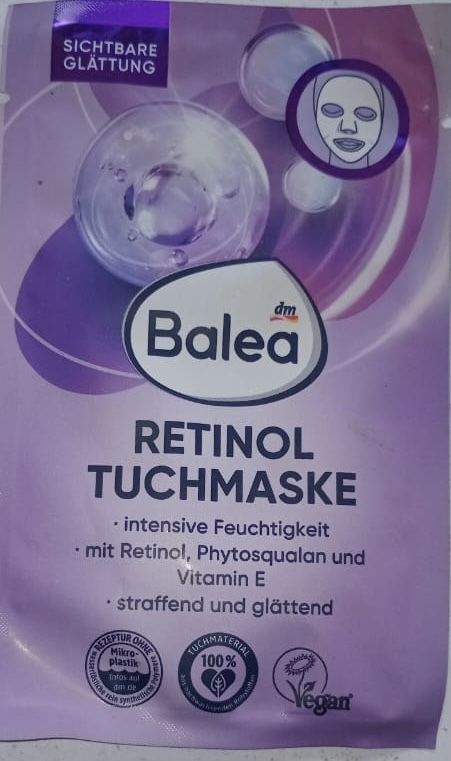 Balea Retinol Tuchmaske Sachet