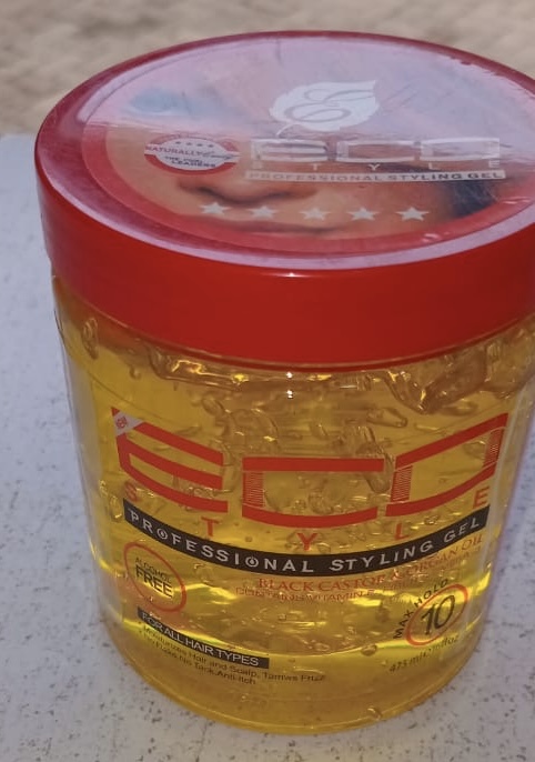 Eco Styling Gel Black Castor & Organ Oil 473ml Yellow