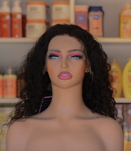 Human Hair Wig  Water Wave 18inch