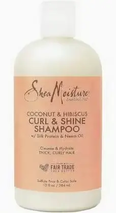 Shea Moisture Coconut & Hibiscus Curl & Shine Shampoo 384ml